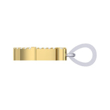 Load image into Gallery viewer, yellow gold alphabet initial letter 'c' diamond pendant - 3