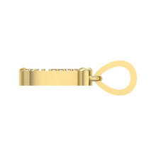 Load image into Gallery viewer, yellow gold alphabet initial letter 'y' diamond pendant - 3