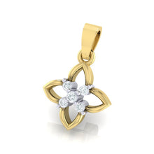 Load image into Gallery viewer, 18Kt gold real diamond pendant by diamtrendz