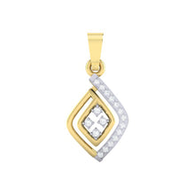 Load image into Gallery viewer, 18Kt gold real diamond pendant by diamtrendz