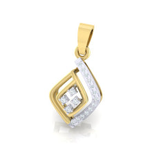 Load image into Gallery viewer, 18Kt gold real diamond pendant by diamtrendz