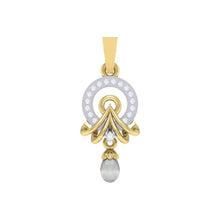 Load image into Gallery viewer, 18Kt gold real diamond pendant by diamtrendz