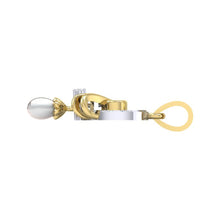 Load image into Gallery viewer, 18Kt gold real diamond pendant by diamtrendz