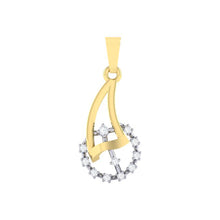 Load image into Gallery viewer, 18Kt gold real diamond pendant by diamtrendz