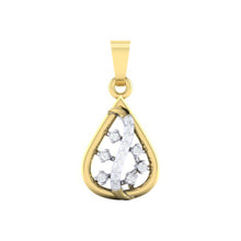 Load image into Gallery viewer, 18Kt gold real diamond pendant by diamtrendz