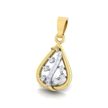 Load image into Gallery viewer, 18Kt gold real diamond pendant by diamtrendz