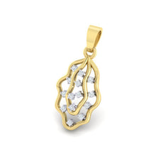 Load image into Gallery viewer, 18Kt gold real diamond pendant by diamtrendz