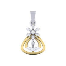 Load image into Gallery viewer, 18Kt gold real diamond pendant by diamtrendz