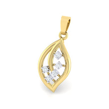 Load image into Gallery viewer, 18Kt gold real diamond pendant by diamtrendz