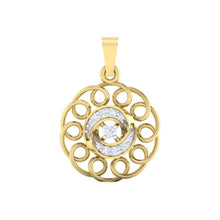 Load image into Gallery viewer, 18Kt gold real diamond pendant by diamtrendz