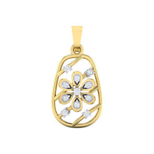 Load image into Gallery viewer, 18Kt gold real diamond pendant by diamtrendz