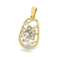 Load image into Gallery viewer, 18Kt gold real diamond pendant by diamtrendz