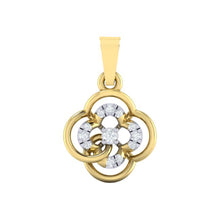 Load image into Gallery viewer, 18Kt gold real diamond pendant by diamtrendz