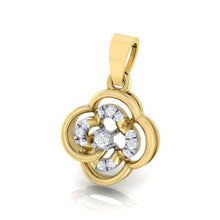 Load image into Gallery viewer, 18Kt gold real diamond pendant by diamtrendz
