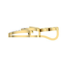 Load image into Gallery viewer, 18Kt gold real diamond pendant by diamtrendz
