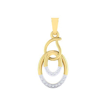 Load image into Gallery viewer, 18Kt gold real diamond pendant by diamtrendz