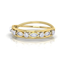 Load image into Gallery viewer, 18Kt gold band diamond ring by diamtrendz