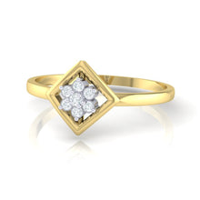 Load image into Gallery viewer, 18Kt gold real diamond ring by diamtrendz