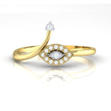 Load image into Gallery viewer, 18Kt gold marquise diamond ring by diamtrendz