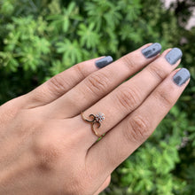 Load image into Gallery viewer, rose gold crown diamond ring by diamtrendz