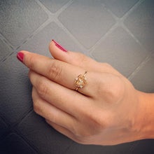 Load image into Gallery viewer, natural diamond ring real pic