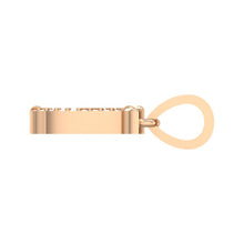 Load image into Gallery viewer, rose gold alphabet initial letter 'y' diamond pendant - 3
