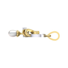 Load image into Gallery viewer, 18Kt rose gold real diamond pendant by diamtrendz