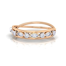 Load image into Gallery viewer, 18Kt rose gold band diamond ring by diamtrendz