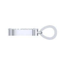 Load image into Gallery viewer, white gold alphabet initial letter 'y' diamond pendant - 3