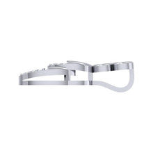 Load image into Gallery viewer, 18Kt white gold real diamond pendant by diamtrendz