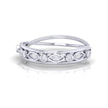 Load image into Gallery viewer, 18Kt white gold band diamond ring by diamtrendz