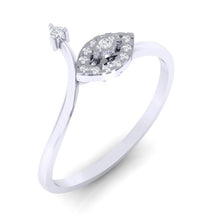 Load image into Gallery viewer, 18Kt white gold marquise diamond ring by diamtrendz