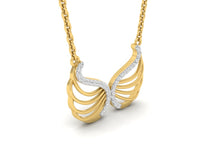 Load image into Gallery viewer, 18Kt gold real diamond pendant by diamtrendz