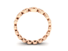 Load image into Gallery viewer, 18Kt rose gold heart shaped diamond ring by diamtrendz
