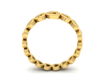 Load image into Gallery viewer, 18Kt gold heart shaped diamond ring by diamtrendz