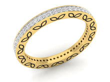 Load image into Gallery viewer, 18Kt gold band diamond ring by diamtrendz