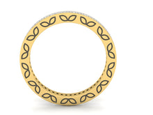 Load image into Gallery viewer, 18Kt gold band diamond ring by diamtrendz