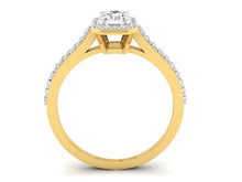 Load image into Gallery viewer, 18Kt gold solitaire diamond ring by diamtrendz