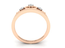 Load image into Gallery viewer, 18Kt rose gold crown diamond ring by diamtrendz