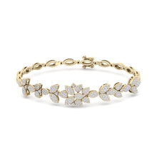 Load image into Gallery viewer, gold designer diamond bracelet