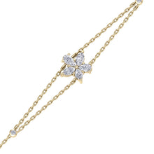 Load image into Gallery viewer, gold chain diamond bracelet
