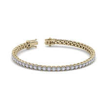 Load image into Gallery viewer, gold tennis diamond bracelet