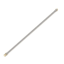 Load image into Gallery viewer, gold tennis diamond bracelet