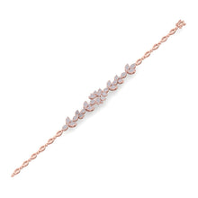 Load image into Gallery viewer, rose gold designer diamond bracelet