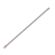 Load image into Gallery viewer, rose gold tennis diamond bracelet