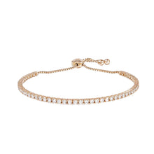 Load image into Gallery viewer, rose gold diamond tennis bracelet for her