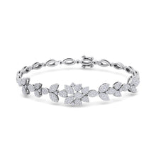 Load image into Gallery viewer, white gold designer diamond bracelet