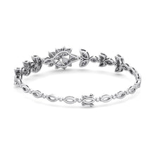 Load image into Gallery viewer, white gold designer diamond bracelet