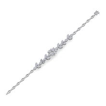 Load image into Gallery viewer, white gold designer diamond bracelet