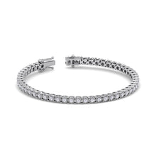 Load image into Gallery viewer, white gold tennis diamond bracelet